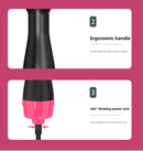 3-in-1 Hot Air Brush & Volumiser Hair Dryer Styler 1000W Ceramic Negative Ion Blowout Brush for Straightening and Curling Purple AU Plug