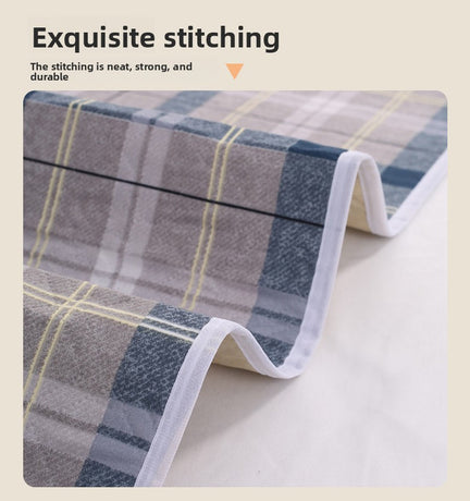Washable Incontinence Bed Pad 150x200cm Reusable Waterproof Mattress Protector with Non-Slip Backing 4-Layer Absorbent Underpad for Elderly and Adults Dark Brown