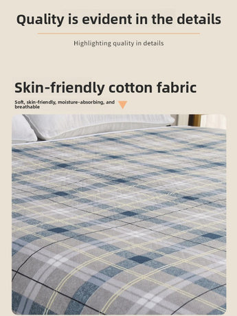 Washable Incontinence Bed Pad 150x200cm Reusable Waterproof Mattress Protector with Non-Slip Backing 4-Layer Absorbent Underpad for Elderly and Adults Smoky gray