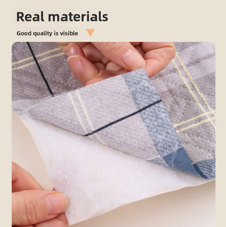 Washable Incontinence Bed Pad 150x200cm Reusable Waterproof Mattress Protector with Non-Slip Backing 4-Layer Absorbent Underpad for Elderly and Adults Smoky gray