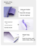 Light purple Password Log Book with Alphabetical Tabs Internet Address Organizer Small PU Leather Notebook with Owl Design Pen Holder and Inner Pocket Ideal for Home and Office