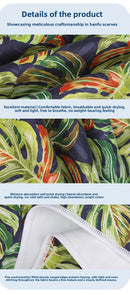 Sand Free Microfibre Beach Towel - "Hello Summer" Pool Print Quick Dry Travel Towel 70x150cm(200GSM) - Lightweight Absorbent for Beach, Swimming & Camping