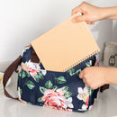 Large Insulated Lunch Bag with Shoulder Strap - Black and White Stripe Thermal Cooler Tote for Work, School or Beach Picnics - Waterproof 600D Oxford Fabric