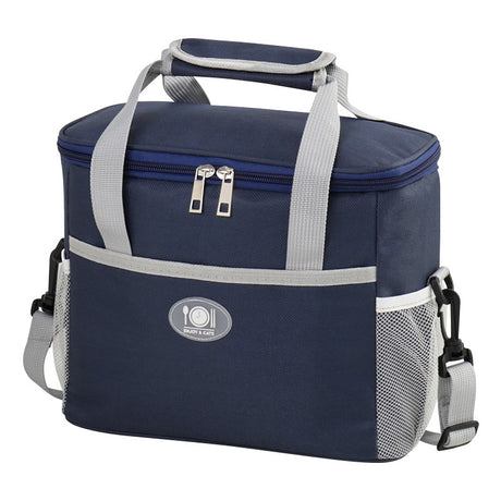 Large Insulated Cooler Bag Thermal Lunch Tote 16L Capacity with Adjustable Shoulder Strap for Picnics Camping & Work Purple