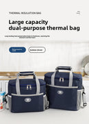 Large Insulated Cooler Bag Thermal Lunch Tote 16L Capacity with Adjustable Shoulder Strap for Picnics Camping & Work Purple