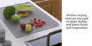 Silicone Stove Top Cover 71x50x0.3cm Heat Resistant Electric Cooktop Protector Mat for Kitchen Benchtop and Laundry Dark gray