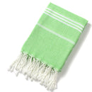 3 Pack Turkish Style Beach Towel Set 90x180cm - Quick Dry Lightweight Large Peshtemal Bath Sheet with Tassels - Royal blue, Black & Green