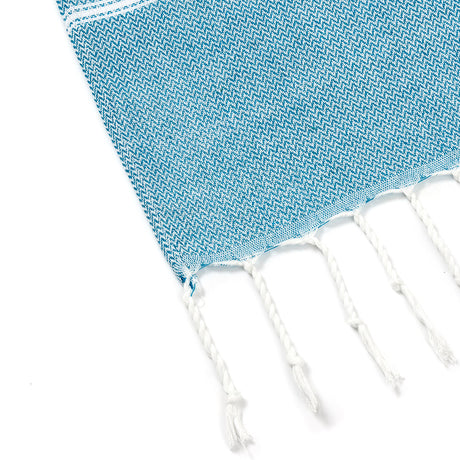 3 Pack Turkish Style Beach Towel Set 90x180cm - Quick Dry Lightweight Large Peshtemal Bath Sheet with Tassels - Emerald green, Light Gray & Pink