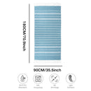 3 Pack Turkish Style Beach Towel Set 90x180cm - Quick Dry Lightweight Large Peshtemal Bath Sheet with Tassels - Emerald green, Light Gray & Pink