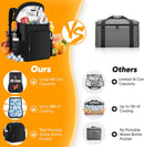 Large 45 Can Insulated Cooler Backpack for Picnic, Beach, and Camping in Australia - 36H Cooling, Waterproof Oxford Cloth, Black