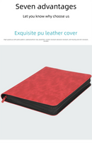 Premium Toploader Binder 9 Pocket 216 Capacity Trading Card Album Zippered PU Leather Storage Holder for Sports TCG & AFL Cards Black
