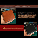 Genuine Leather Cigarette Case Red Crocodile Pattern 20 Stick Capacity Retro Vintage Style Metal Frame Pocket Box Mens Gift