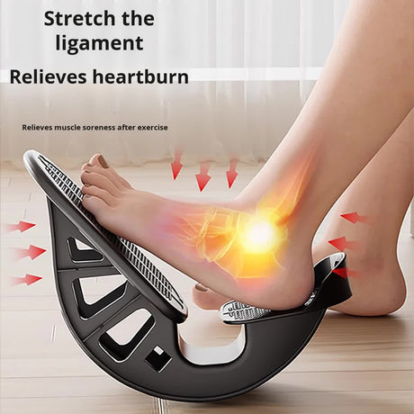 2 PCS Foot Rocker Calf Stretcher - Ankle & Lower Leg Stretching Board for Plantar Fasciitis & Achilles Relief - Anti-Slip Balance Wedge for Home & Office - Heavy Duty Blue