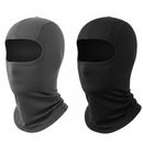 2 PCS Cooling Balaclava Face Mask (Grey & Black) - Breathable Ice Silk & Mesh Helmet Liner for Motorcycling & Cycling - UPF Sun Protection Quick Dry