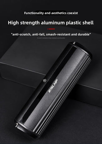 EOS640 Upgraded 3250 Lumen Super Bright Bike Light with Stable Dual Bracket Mount - 8000mAh Long Life Battery with Smart Temp Control - USB Rechargeable Aluminium MTB Headlight