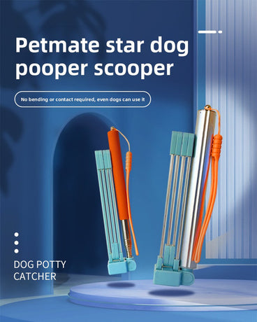 Upgraded Aluminium Telescopic Dog Poop Scooper Small Size Premium Waste Collector for Pets Under 15kg Durable Heavy Duty Design