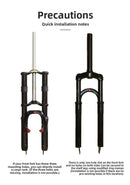 Aluminium Alloy Bicycle Front Rack Carrier Heavy Duty Fork Mount Cargo Shelf for MTB Mountain Bike Disc and V-Brake Touring Black