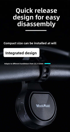 130dB Electric Bike Horn with Anti-Theft Alarm Electronic Bicycle Bell USB Rechargeable Waterproof Adjustable Volume Vibration Sensor for MTB Road Scooter Black