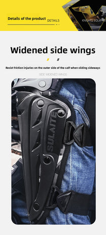SULAITE CE Level 1 Certified Motorcycle Elbow Guards Long Forearm Protectors Silver Hard Shell Armour Quick Release for Motocross Dirt Bike