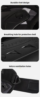 SULAITE CE Level 1 Certified Motorcycle Elbow Guards Long Forearm Protectors Silver Hard Shell Armour Quick Release for Motocross Dirt Bike