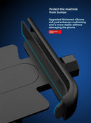 Universal Aluminium Motorcycle Phone Holder Rearview Mirror Mount 360 Rotation Anti-Shake M3 Metal for Motorbike Scooter Black