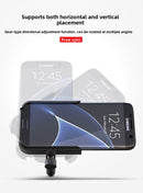 New M3 Aluminium Motorcycle Phone Holder Rearview Mirror Mount 360 Rotation Anti-Shake Metal Bracket for Scooter Motorbike 4-7 Inch Phones Black