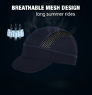 White Mesh Cycling Cap Under Helmet Liner Breathable Skull Cap with Flip Up Brim Sun Shade Moisture Wicking Hat for Bike Running Fits 55-60cm