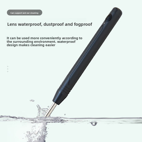 Smart Visual Ear Wax Removal Tool with HD Camera WiFi Wireless Otoscope Ear Cleaner 3.5mm Ultra Slim Lens for iPhone Android Green