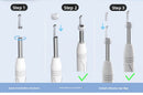 Smart Visual Ear Wax Removal Tool with HD Camera WiFi Wireless Otoscope Ear Cleaner 3.5mm Ultra Slim Lens for iPhone Android Green