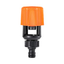 2-Pack Orange Universal Nipple Connector for Mixer Taps up to 3.3CM  -  Plastic Leak-Proof Hose Fitting, Kitchen & Garden Tap Adapter