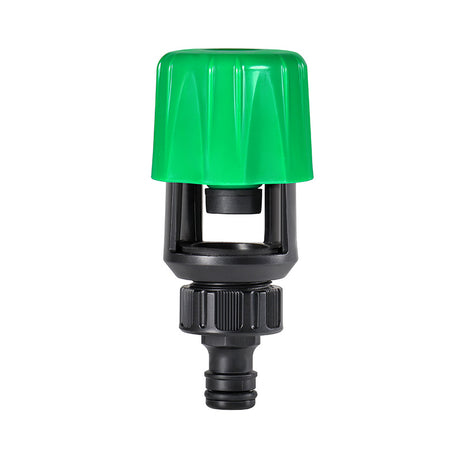 2-Pack Green Universal Nipple Connector for Mixer Taps up to 3.3CM  -  Plastic Leak-Proof Hose Fitting, Kitchen & Garden Tap Adapter