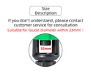 2-Pack Orange Universal Quick Connector for Taps Up To 3.3CM WIth Leak-Proof Design - Kitchen & Bathroom Mixer Tap to Garden Hose Adapter