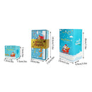 Blue Pop-Up Jumping Gift Box Set (10 Bouncing Boxes) - Christmas / Valentine's Day Creative Surprise Gift Kit for Cash & Tiny Gift