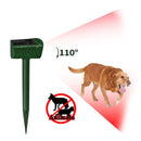 Model 703 Solar Powered Animal Repeller - Advanced Ultrasonic, Alarm & Flashing Light System