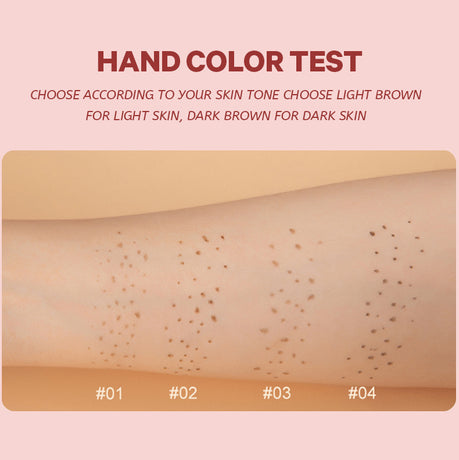 2-Pack #02 Medium 2-in-1 Double-Headed Freckle Pen & Eyeliner - Natural & Long-Lasting, Easy Coloring for Sun-Kissed Look