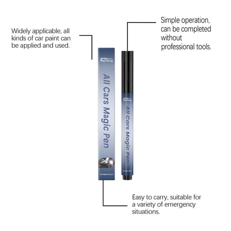 3-Pack All-Cars Magic Scratch Repair Pen - Automotive Paint Surface Scratch Remover, Refurbishment, and Polishing Pen (5ml)