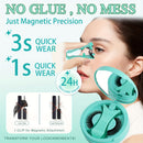 3-Set of 3D Magnetic Eyelash & Applicator (ZP01 4-Piece/Set) - Reusable, Glue-Free, Professional Makeup Tool, Alcohol-Free & Odorless