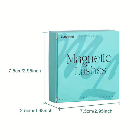 3-Set of 3D Magnetic Eyelash & Applicator (ZP06 4-Piece/Set) - Reusable, Glue-Free, Professional Makeup Tool, Alcohol-Free & Odorless