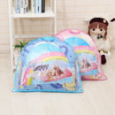Blue Rabbit Portable 3-in-1 Mosquito Net Set with Soft Sleep Pad & Pillow - Foldable Pop-Up Travel Bassinet for Infants, Breathable Shield for Indoor & Outdoor Use