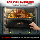 3-Pack 33x40cm Reusable Drip Guard for Ovens, Grills & Microwaves - High-Temperature Resistant Fiberglass Baking Sheet, Heavy Duty & Easy Clean