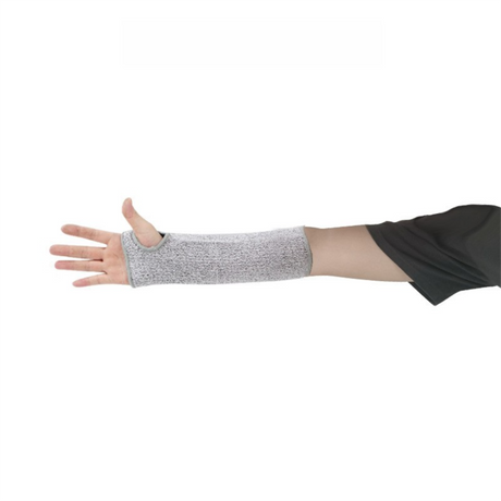 One-Pair 5 Level Cut-Resistant Arm Protection Sleeves(30CM) - Anti-Slash & Anti-Puncture Heavy Duty Safety Guard for Butchering & Construction
