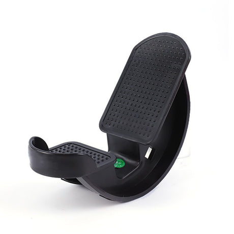 1-Pair Black Reinforced Calf Stretcher Slant Board - Professional Non-Slip Achilles Tendon & Hamstring Stretcher for Physical Therapy, Yoga & Fitness