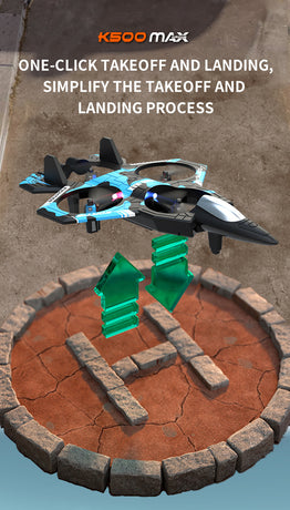 Camouflage Blue 2.4G Remote Control Stunt Fighter Drone  - Manual Toss Launch, One-Key Operation for 360° Flip & Circular Flight, 3-Speed Adjustable Stable Quadcopter with Night Lights
