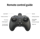 Camouflage Green 2.4G Remote Control Stunt Fighter Drone  - Manual Toss Launch, One-Key Operation for 360° Flip & Circular Flight, 3-Speed Adjustable Stable Quadcopter with Night Lights