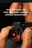 Black 50KG High-Resistance Kegel Trainer With Smart Counter & Leg Straps - Muscle & Thigh Slimming Equipment with Jump Rope & 2 Handles Attachment