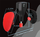 Black 50KG High-Resistance Kegel Trainer With Smart Counter & Leg Straps - Muscle & Thigh Slimming Equipment with Jump Rope & 2 Handles Attachment