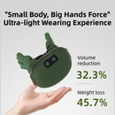 Compact 4D Bionic 10-Fingers Shoulder & Neck Massager - EMS Micro-current & Vibration Neck Reliever with 2-Level Red Light Heat