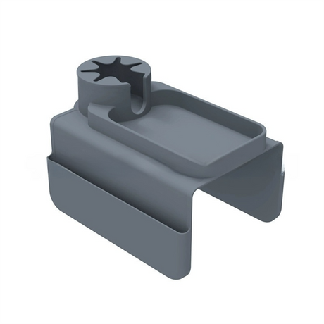Grey Waterproof Silicone Couch Armrest Cup Holder Tray - Non-Slip & Anti-Spill, Multi-Slot Organizer for Drinks Bottle, Remote, Ipad & snacks