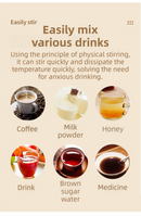 380ML White Magnetic Self-Stirring Coffee Mug - USB Charging, Leak-Proof Stainless Steel Electric Mixer Cup for Coffee & Milk