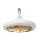Yellow Quiet Remote LED Ceiling Fan Light with Aromatherapy Slot and Removable E27 Base Socket -  Timer & Dimmable & 3-Speed & 3-Color Temperature Adjustable